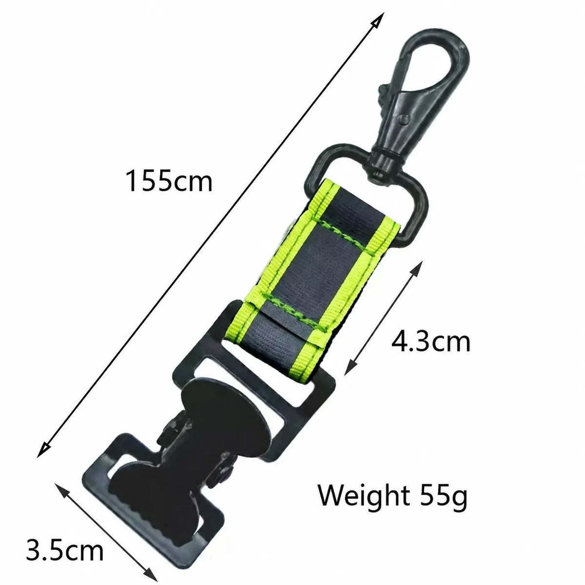 Reflective Nylon Glove Holder Strap – Clip & Hook Styles Glove Holder Strap SWANS