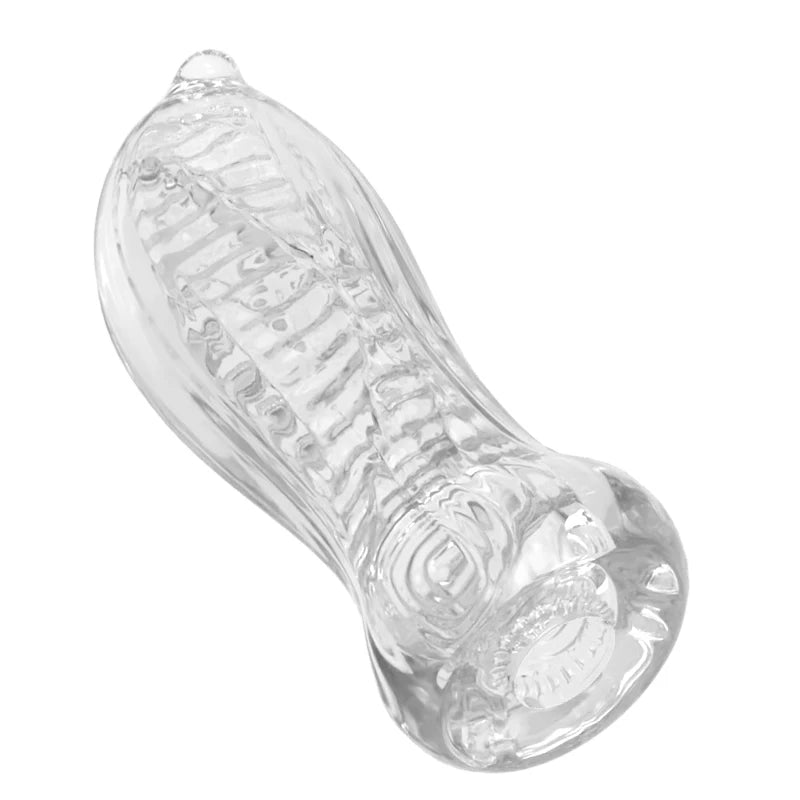 Transparent Male Stroker Cup – Soft TPE Pocket Stimulator