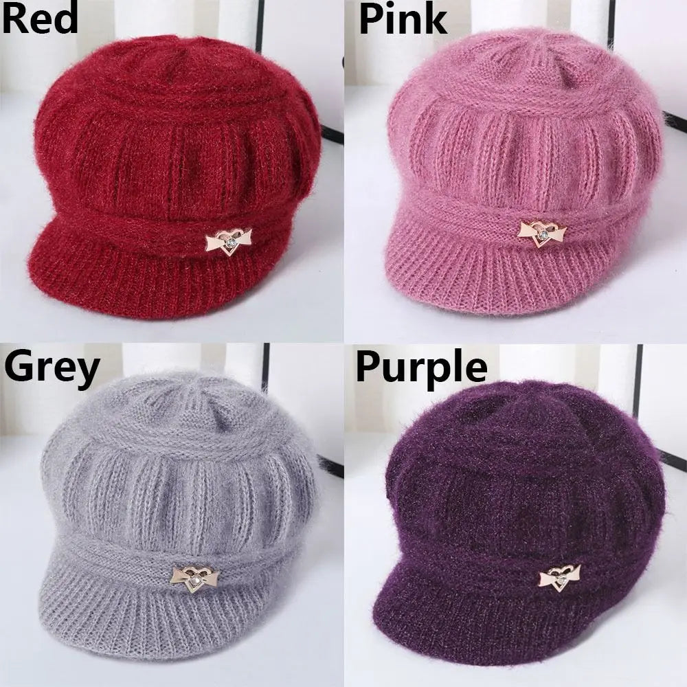 Women's Coral Fleece Beanie – Double Layer Ear Guard Hat Women's Beanie Hat SWANS