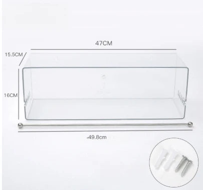 Wall-Mounted Acrylic Flower Wrapping Paper Storage Display Stand Acrylic Storage Stand SWANS S