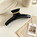 Large Jelly Acrylic Shark Hair Claw Clip – Gold Label Women Hair Claw Clip SWANS black