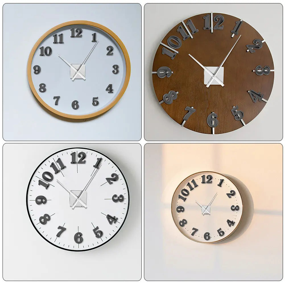 DIY Clock Numerals Kit – Arabic & Roman Numbers 2 Sets Clock Numerals Kit SWANS