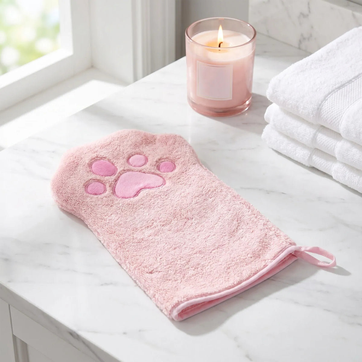 SWANS Hand Insert Pet Drying Towel Glove – Dogs & Cats Pet Drying Towel SWANS