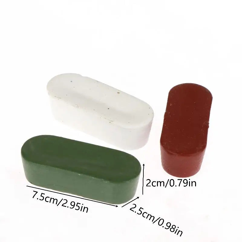 SWANS 3-Piece Polishing Compound Set – Metal & Glass Shine Polishing Compound Set SWANS 3Pcs