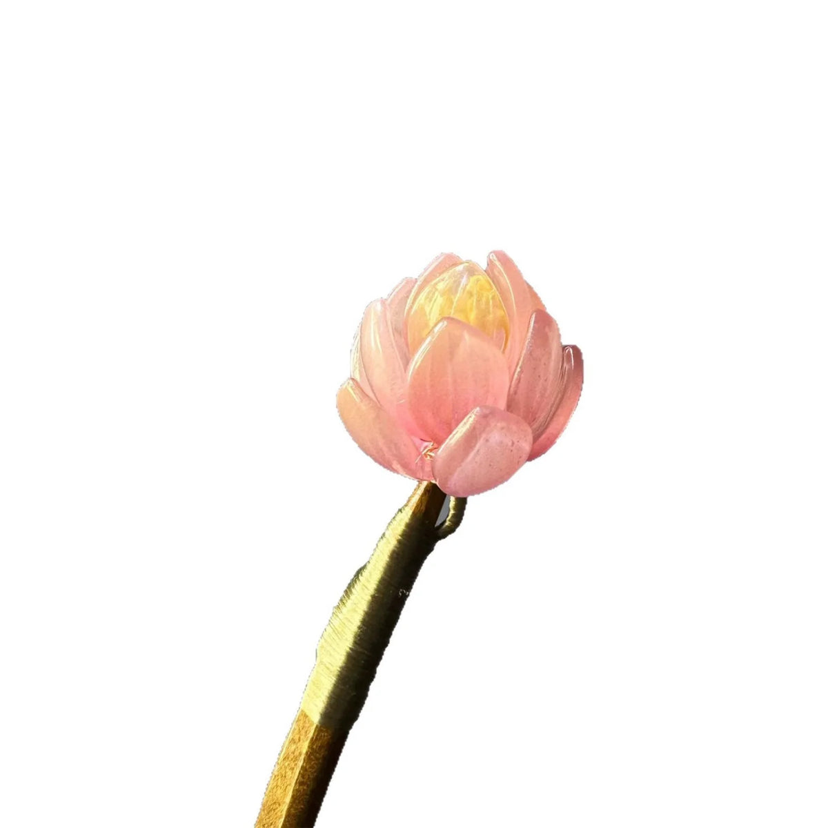 Vintage Chinese Lotus Hair Stick for Women – Pink Flower Hair Stick SWANS