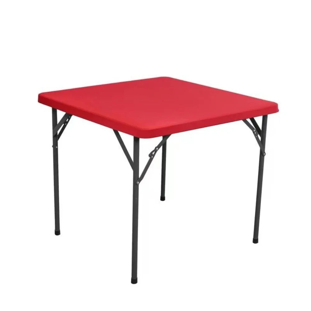 Stretch Spandex Square Tablecloth – Fitted Elastic Table Cover Fitted Tablecloth SWANS Red