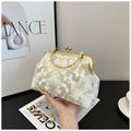 Retro Embroidered Square Shoulder Bag – Women's Crossbody Embroidered Shoulder Bag SWANS Green