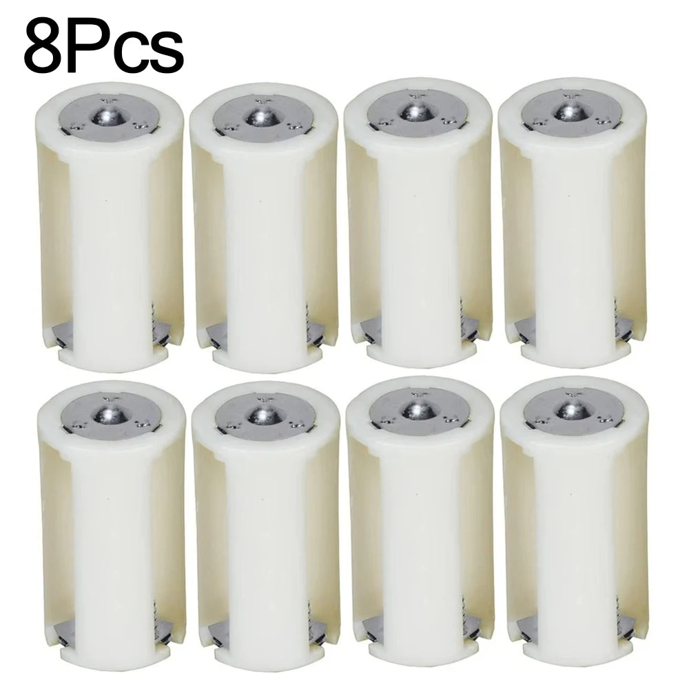 AA to D Battery Adapter Converter Case 4/8 Pack Battery Adapter Case SWANS 8PCS