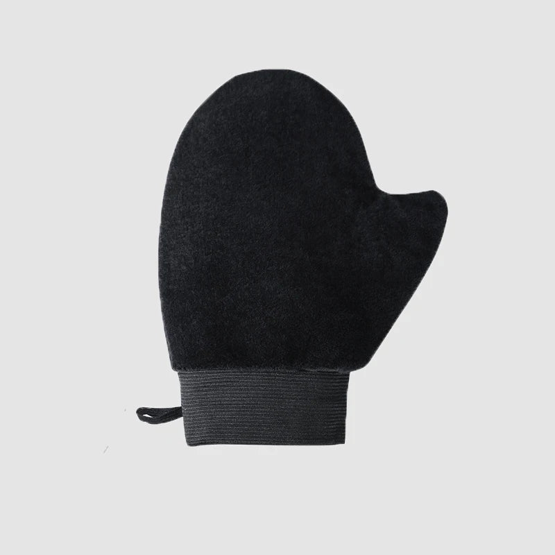 Self-Tanning Mitt Double-Sided Flocking Applicator Glove Self-Tanning Mitt SWANS Black One Size