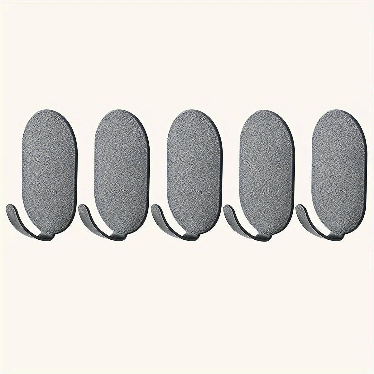 SWANS Heavy Duty Self-Adhesive Wall Hooks – No-Drill Adhesive Wall Hooks SWANS black