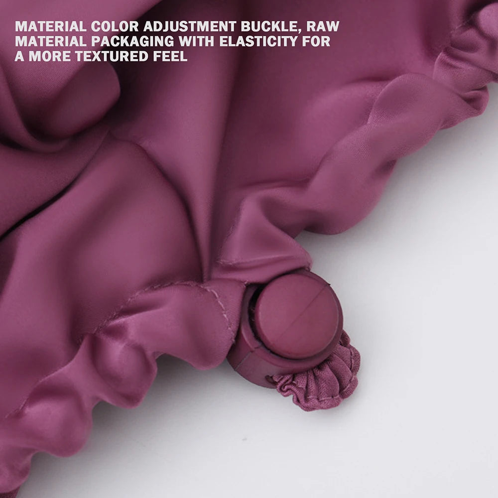 Adjustable Satin Sleep Hair Bonnet – Double Layer Night Cap Satin Sleep Bonnet SWANS