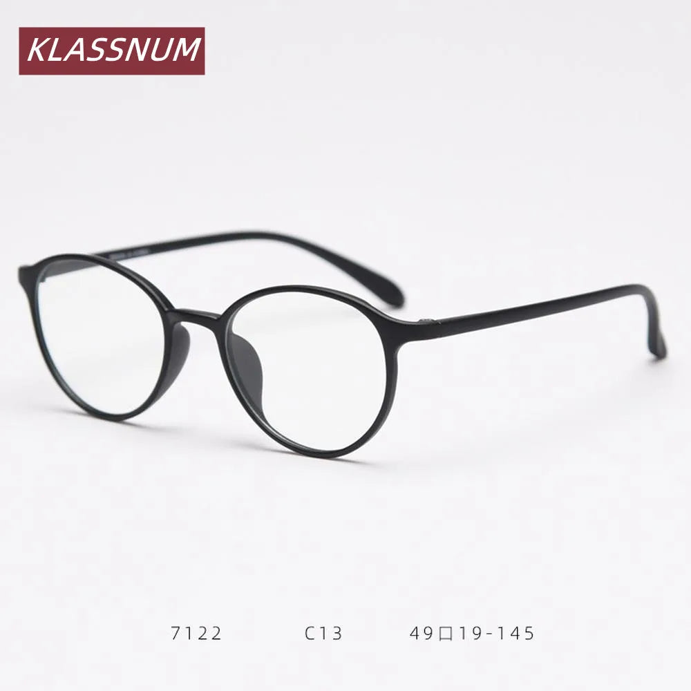 Oval TR90 Eyeglasses Frames – Blue Light Blocking Clear Lens Eyeglasses Frames SWANS