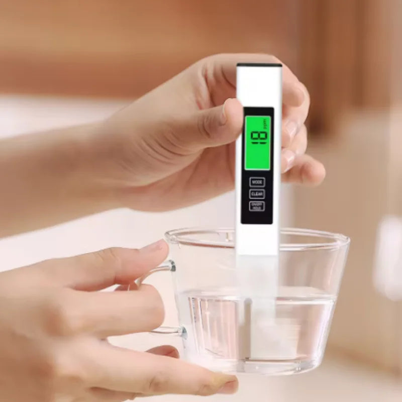 3-in-1 TDS EC Temperature Meter – Backlit LCD Water Tester Water Quality Meter SWANS