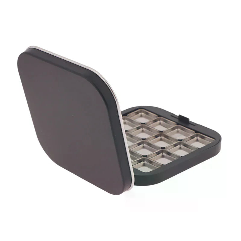 Magnetic Empty Eyeshadow Palette Matte Black – DIY Makeup Storage Makeup Palette Case SWANS
