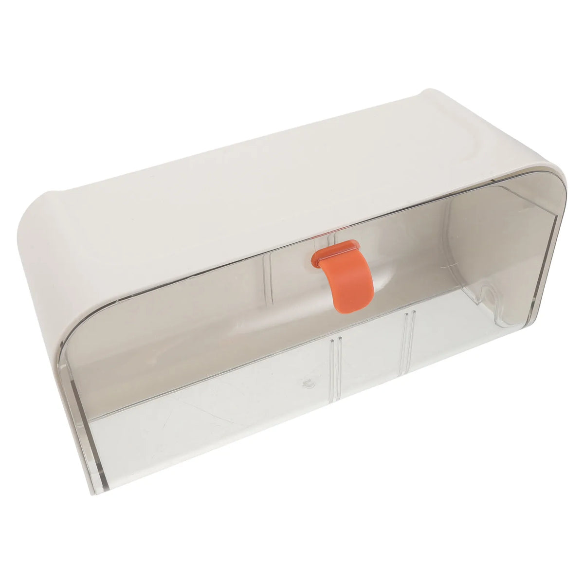 Wall Mounted Bathroom Organizer – 2-Compartment Transparent Box Bathroom Wall Organizer SWANS Default Title