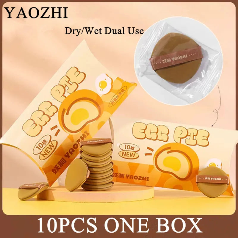 YAOZHI 10-Pack Air Cushion Makeup Sponge Puffs – Wet & Dry Makeup Sponge Puffs SWANS
