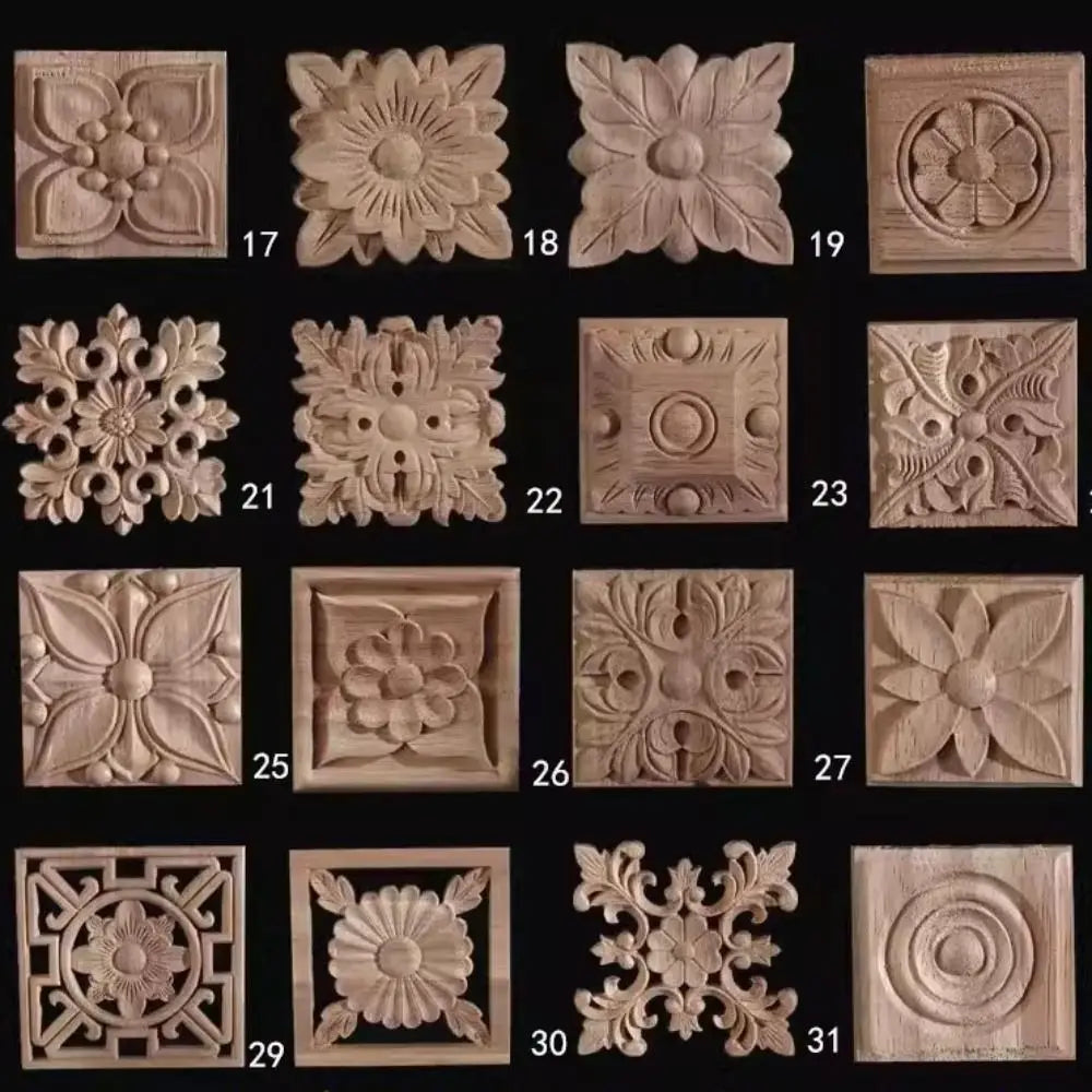 Vintage Wood Carved Furniture Legs – 10 European Styles Furniture Leg Accent SWANS