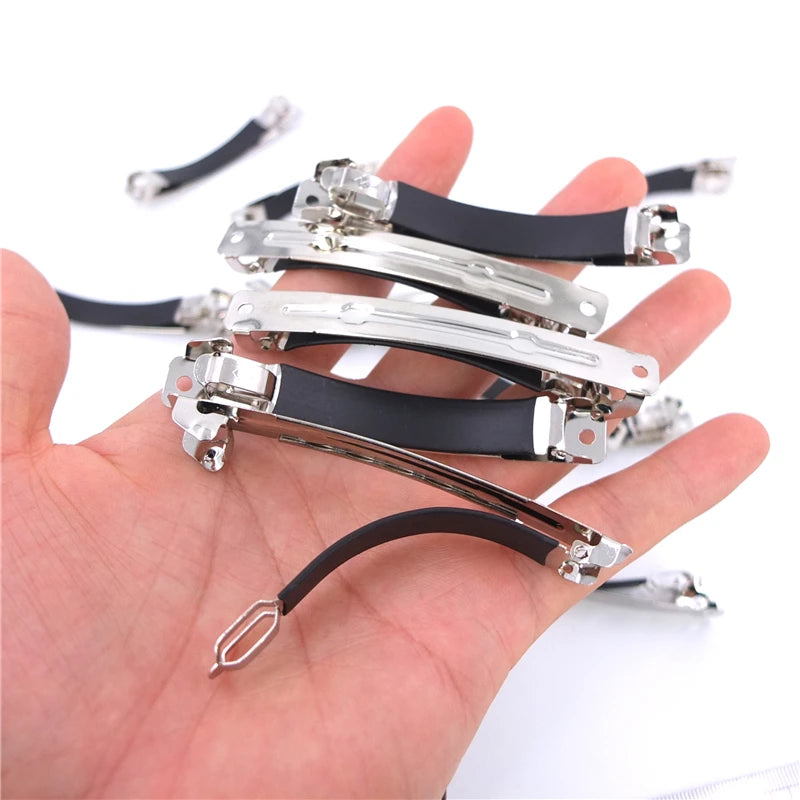 100-Pack Alligator Hair Clips French Barrettes DIY Bow Supplies Hair Clip Set SWANS