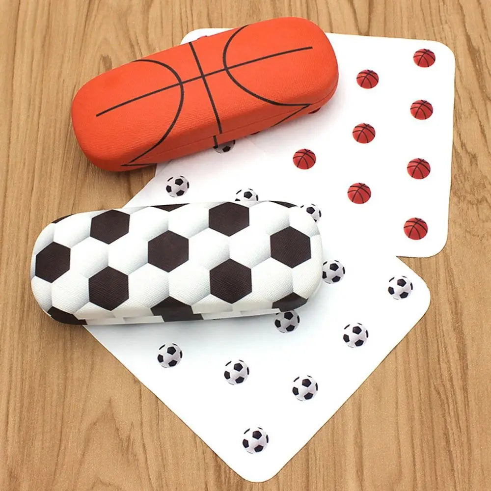 Sports Pattern Glasses Case – Anti-Pressure Metal Spectacle Box Eyeglasses Case SWANS