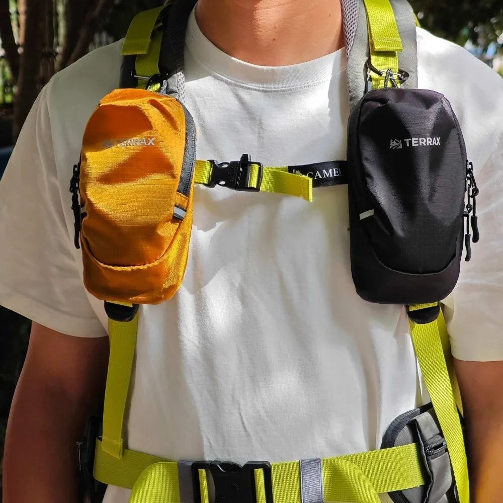 Lightweight Backpack Strap Pouch – Water-Resistant Phone Bag Shoulder Strap Pouch SWANS