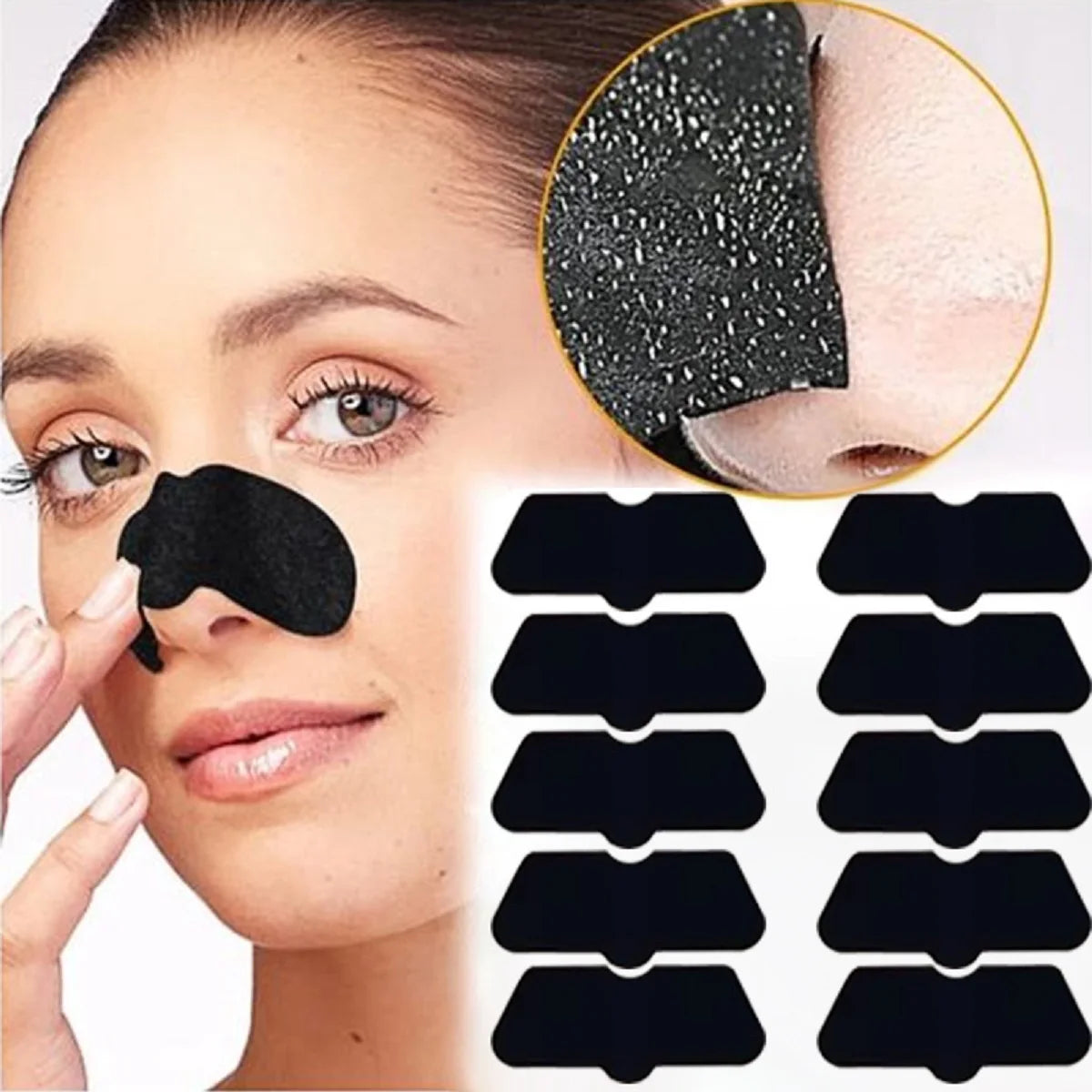 Nose Blackhead Remover Patches – Whitehead Removal Strips Blackhead Nose Strips SWANS
