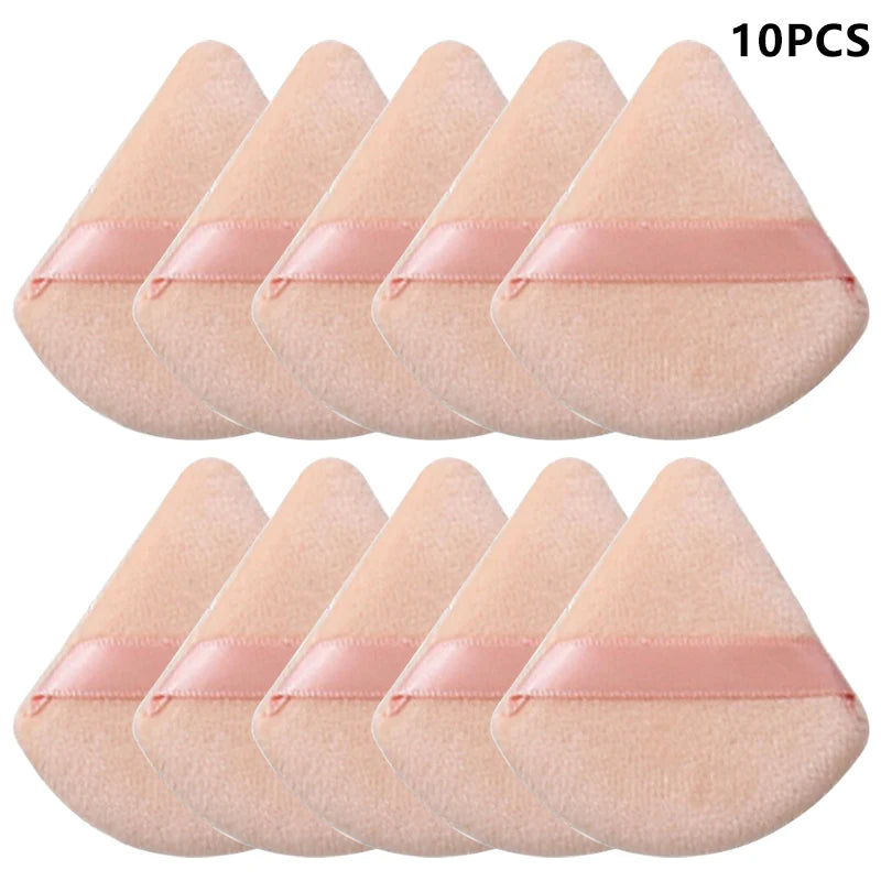 Triangle Crystal Velvet Makeup Sponge Puff – 2/5/10 Pack Makeup Sponge Puff SWANS Skin-10pcs