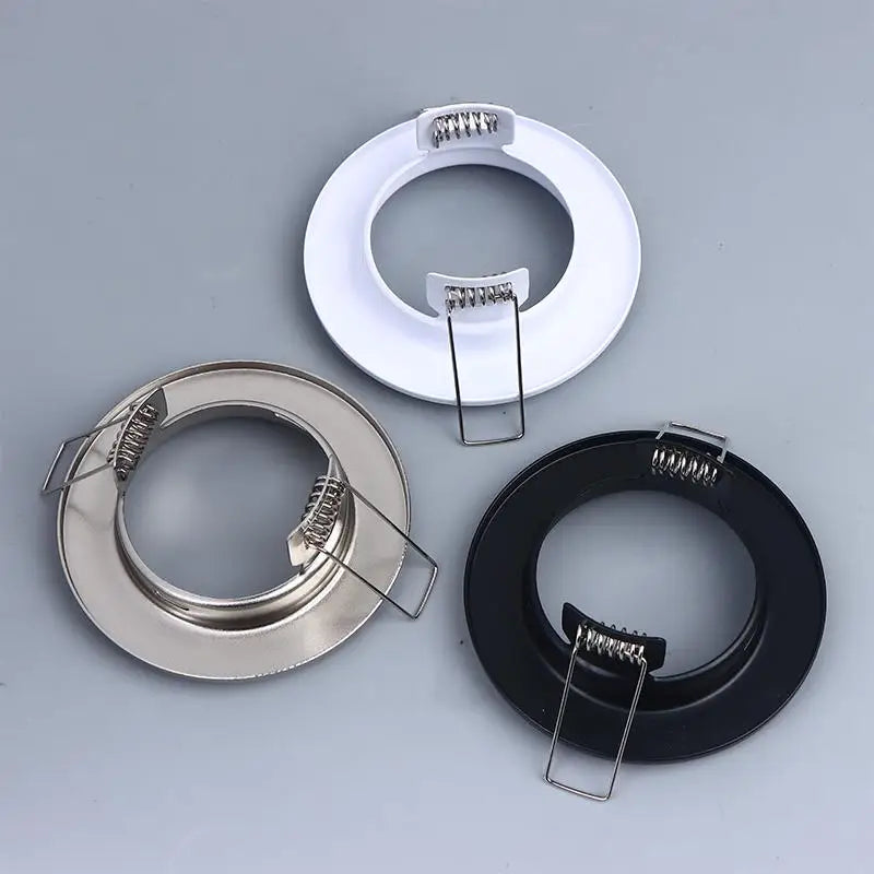 Round Recessed Downlight Holder – MR16 GU10 LED Spot Fixture Downlight Fixture Holder SWANS