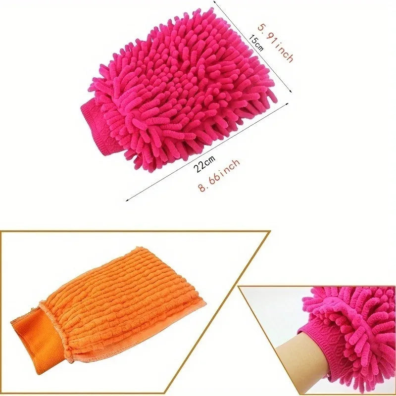 SWANS Car Wash Cleaning Glove – Paint-Safe Wash Mitt Car Wash Glove SWANS