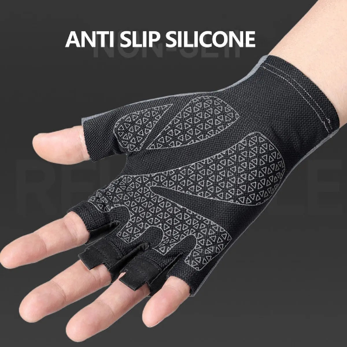 GAFASTWO Fingerless Gloves – Gym, Cycling & Fishing Fingerless Sport Gloves SWANS