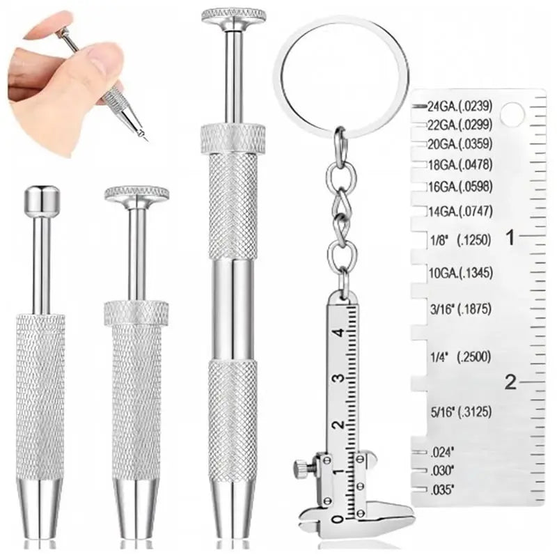 Piercing Bead Grabber Tool Kit – Flat Head Pin & Thread Set Piercing Tool Kit SWANS
