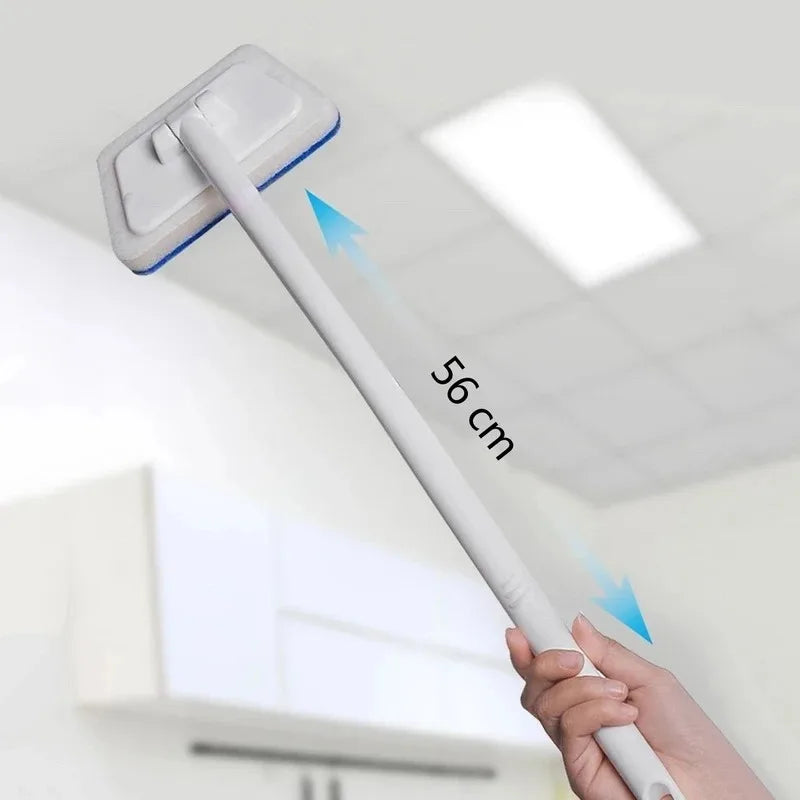 Long Handle Bathroom Scrub Brush – Sponge Tile & Tub Cleaner Bathroom Scrub Brush SWANS