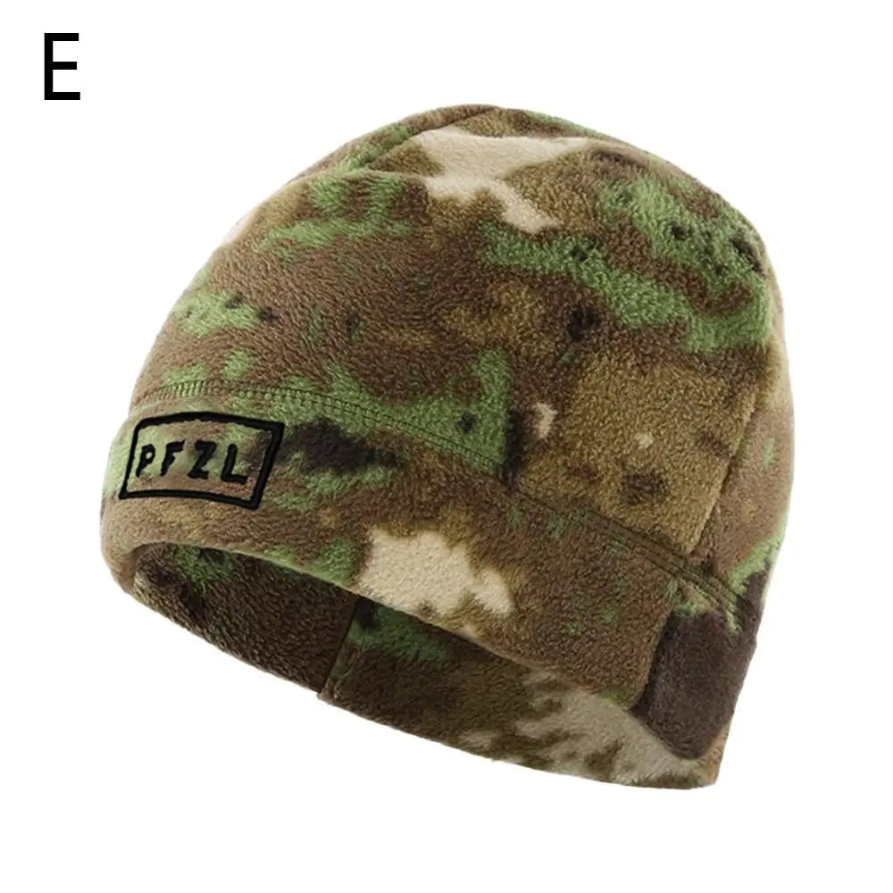 Windproof Fleece Beanie Hat – Unisex Cuffed Skullcap Fleece Beanie Hat SWANS E