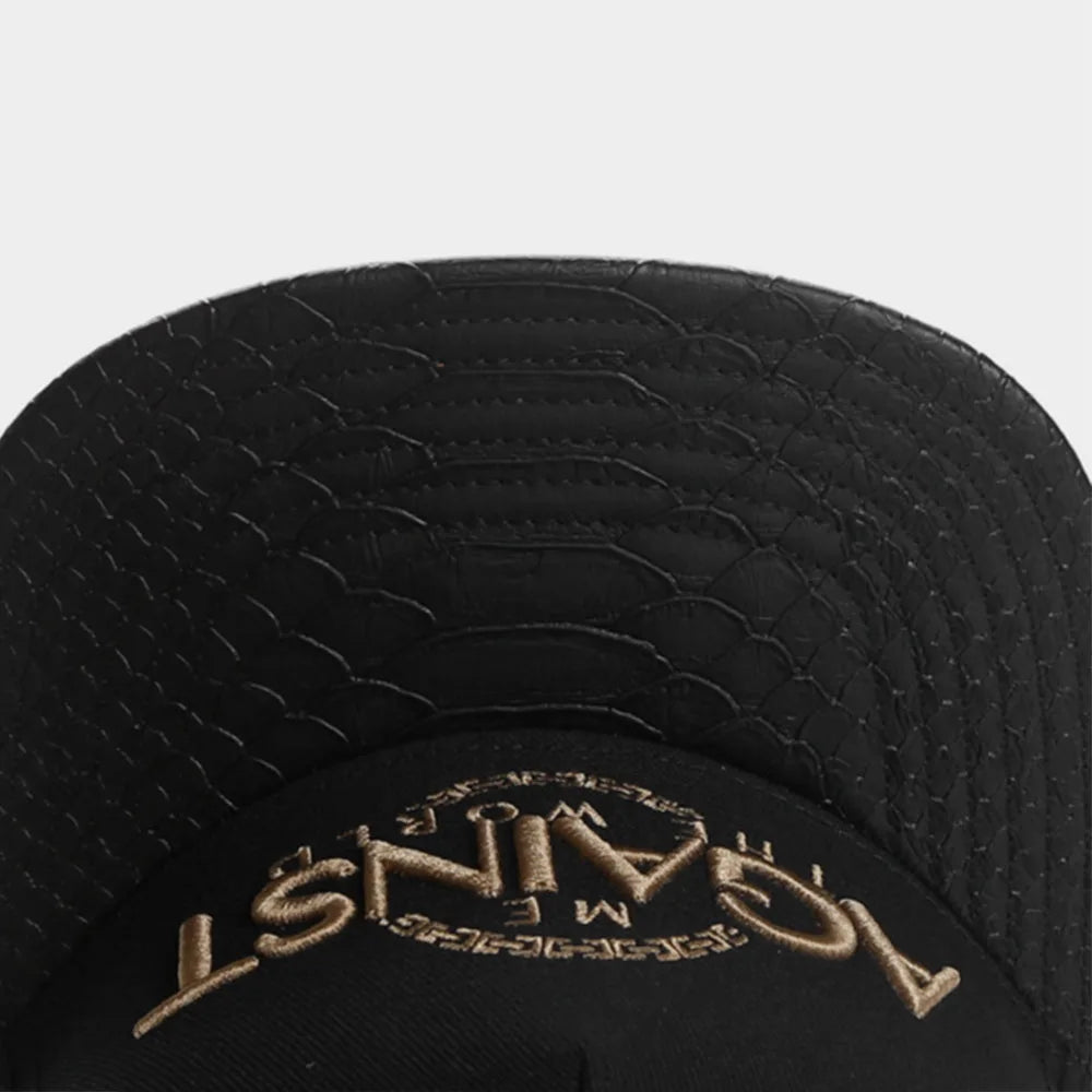 Snapback Skull Cap – Flat Bill Adjustable Baseball Hat Unisex Snapback Cap SWANS