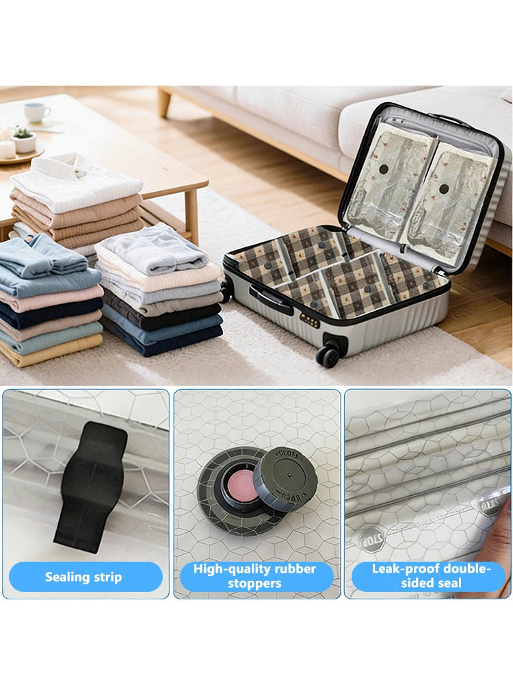 Vacuum Compression Bags for Travel – Clothes & Blanket Storage Vacuum Storage Bag SWANS