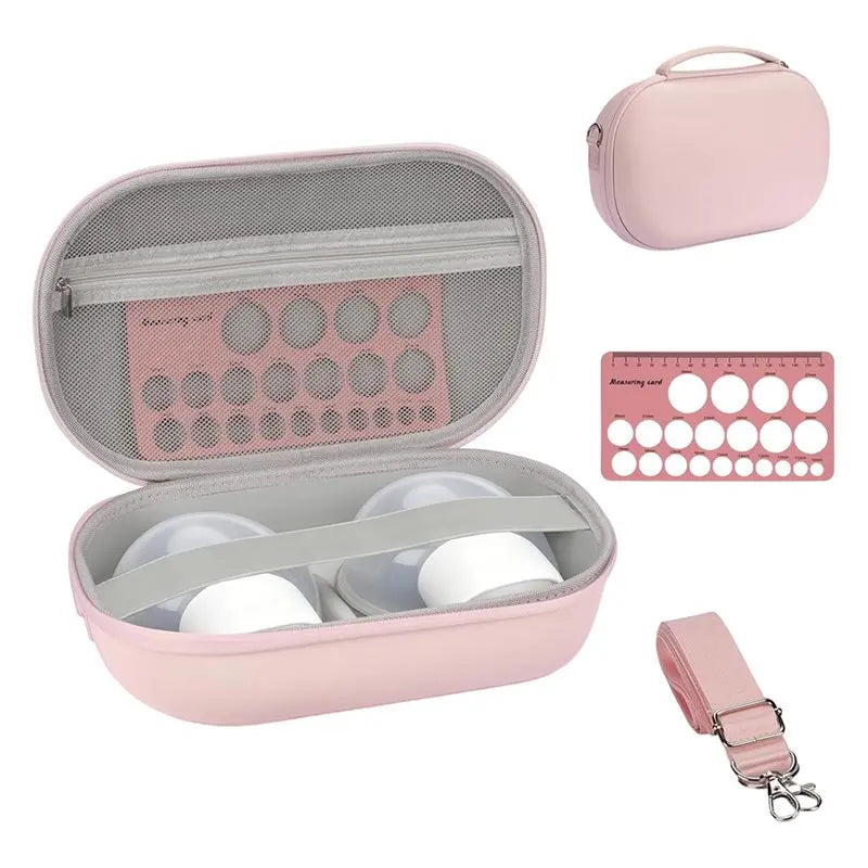 Wearable Breast Pump Storage Case – Momcozy, Willow, Medela Breast Pump Case SWANS As Shown