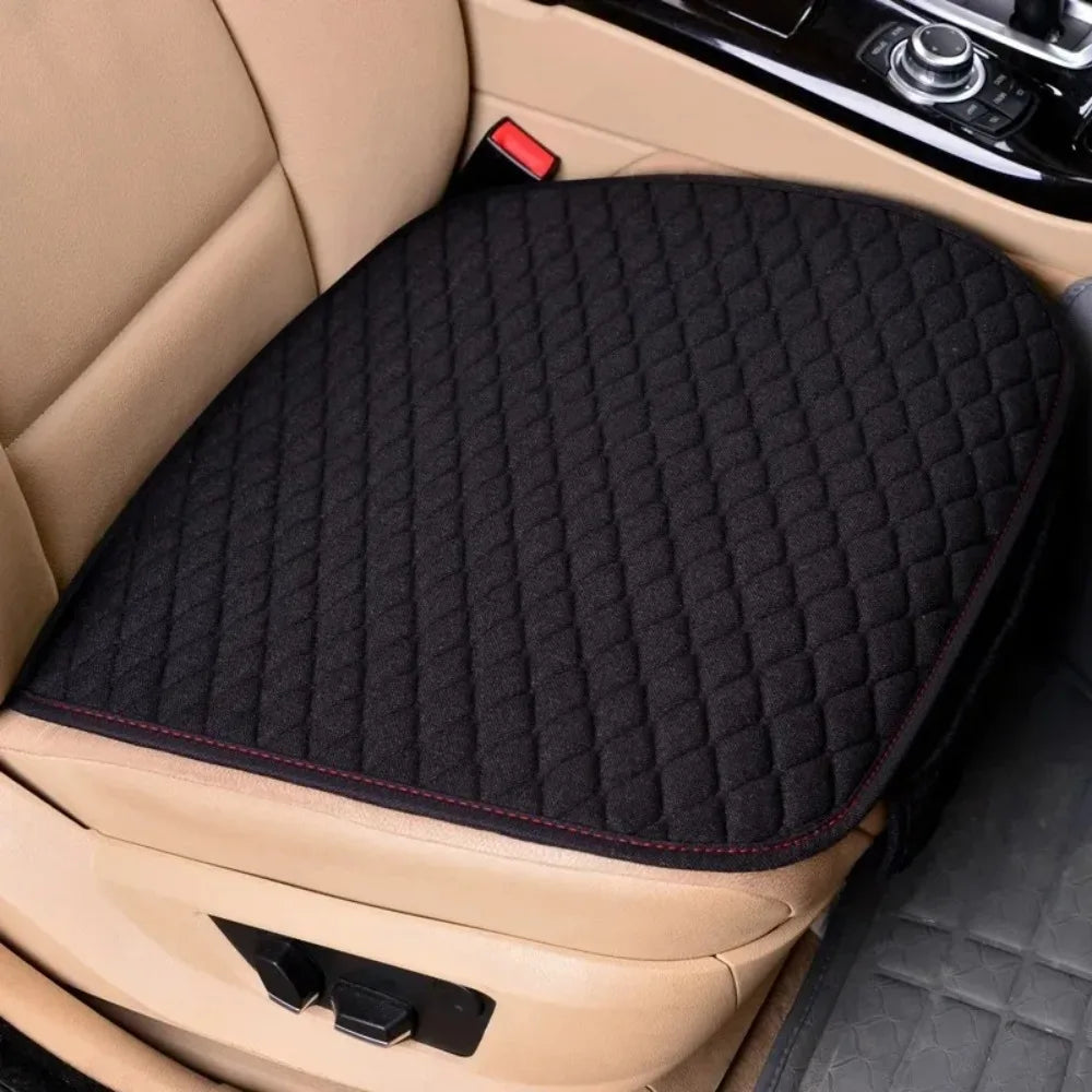 SWANS Linen Car Seat Cushion – Non-Slip All-Season Pad Car Seat Cushion SWANS