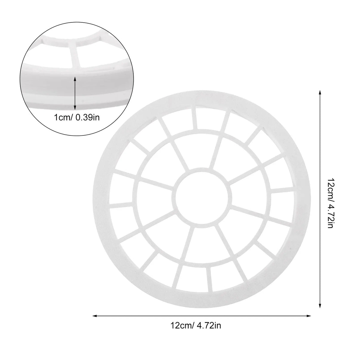 Reusable Plastic Flower Grid for Vase Arrangements – 4.7" Floral Arrangement Grid SWANS