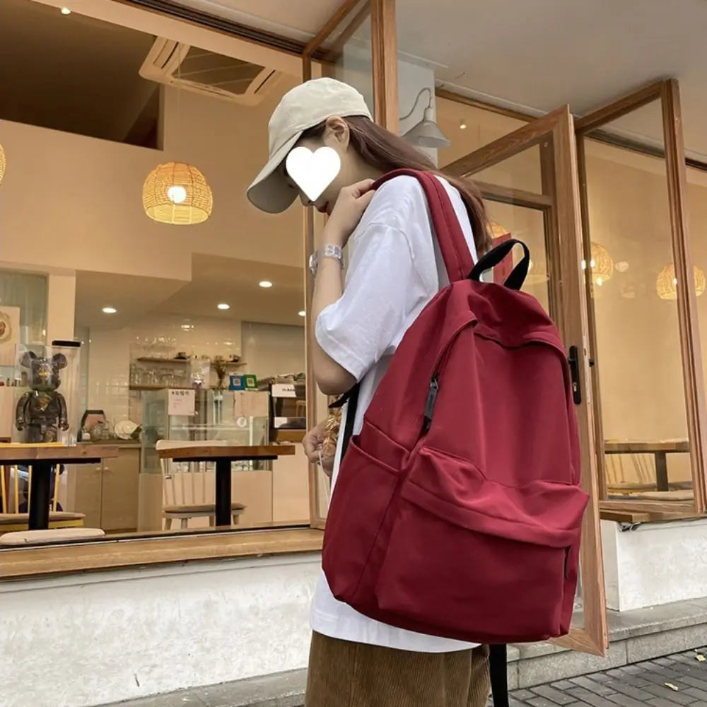 Women's Large Waterproof Nylon Backpack – School & Travel Bag Women's Backpack SWANS
