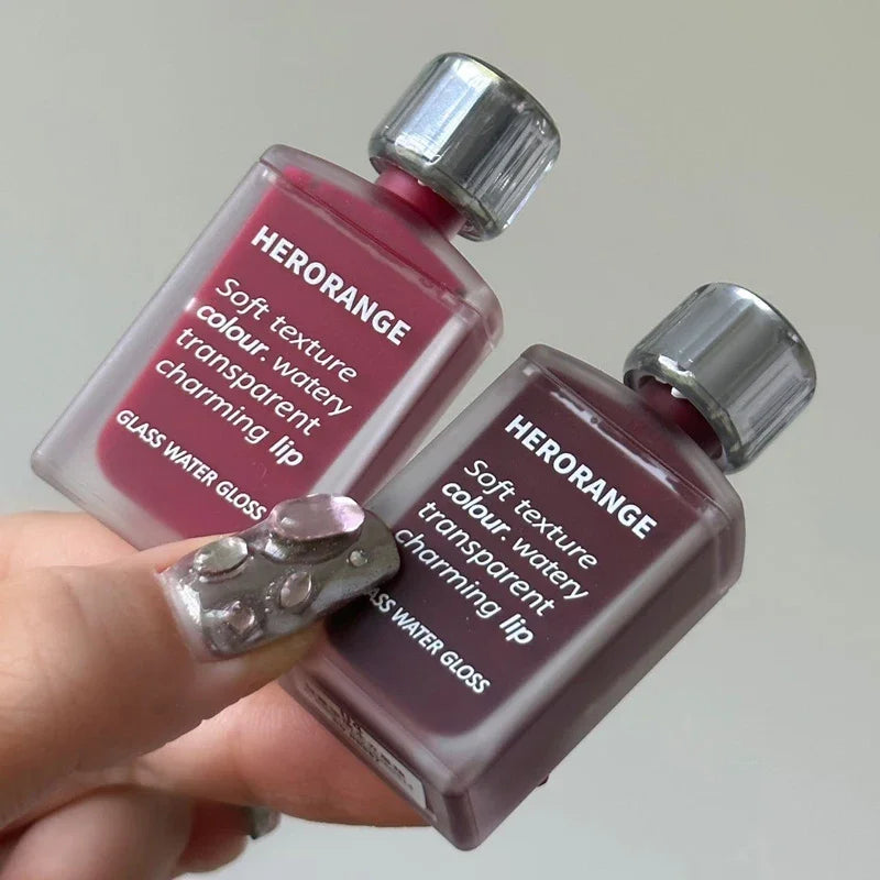 Water-Glow Mirror Lip Gloss – Hydrating Korean Lip Tint Mirror Lip Gloss SWANS