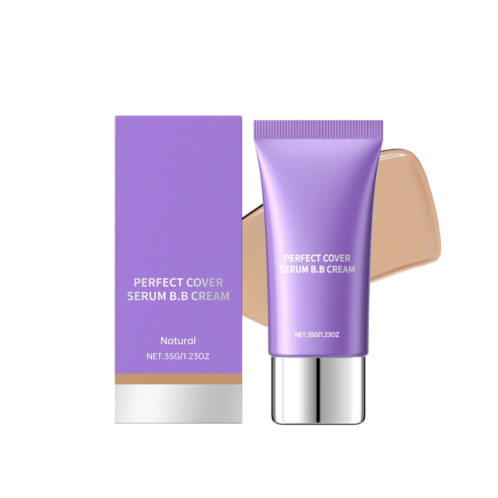 Natural BB Cream Concealer – Moisturizing Full Coverage Foundation BB Cream Foundation SWANS 35g boxed