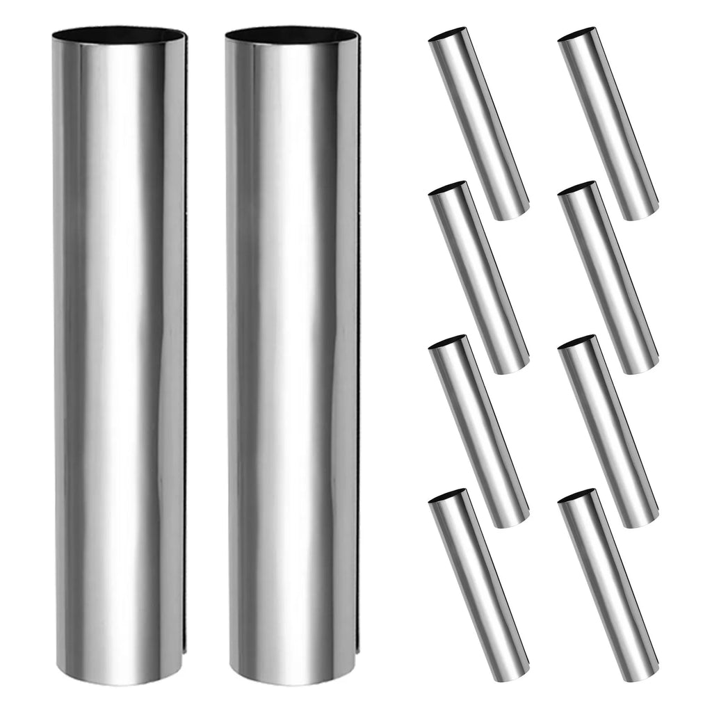 10-Pack Nonstick Stainless Steel Cream Horn & Cannoli Molds Pastry Baking Molds SWANS