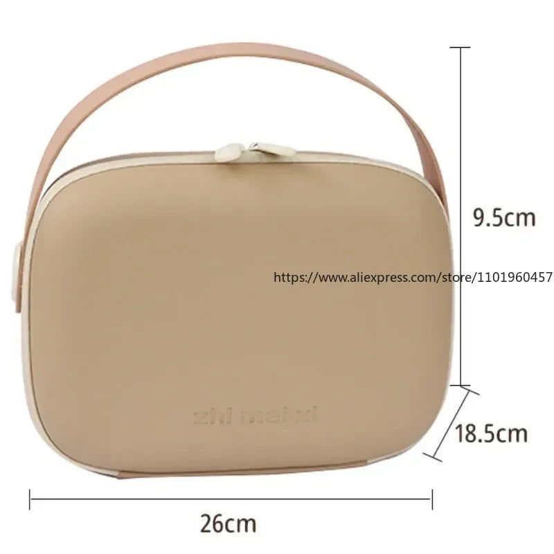 Fungoofun Large Travel Cosmetic Bag – EVA 3D Makeup Organizer Travel Cosmetic Bag SWANS