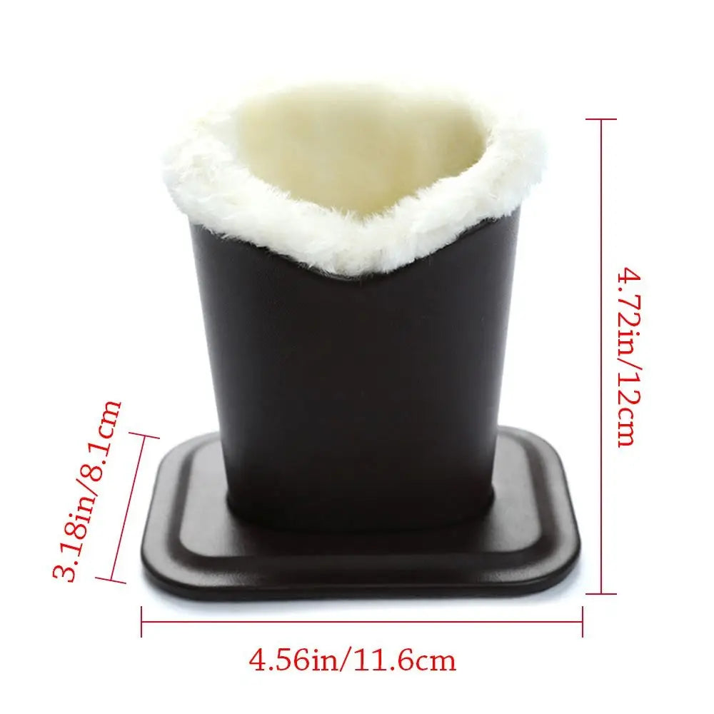 PU Leather Eyeglass Stand – Portable Glasses Holder & Organizer Eyeglass Holder Stand SWANS