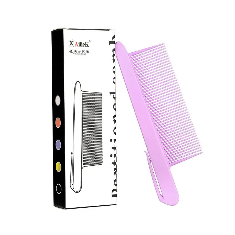 YOVIP Wide Tooth Hair Sectioning Clip – Salon Styling Comb Hair Sectioning Clip SWANS Purple