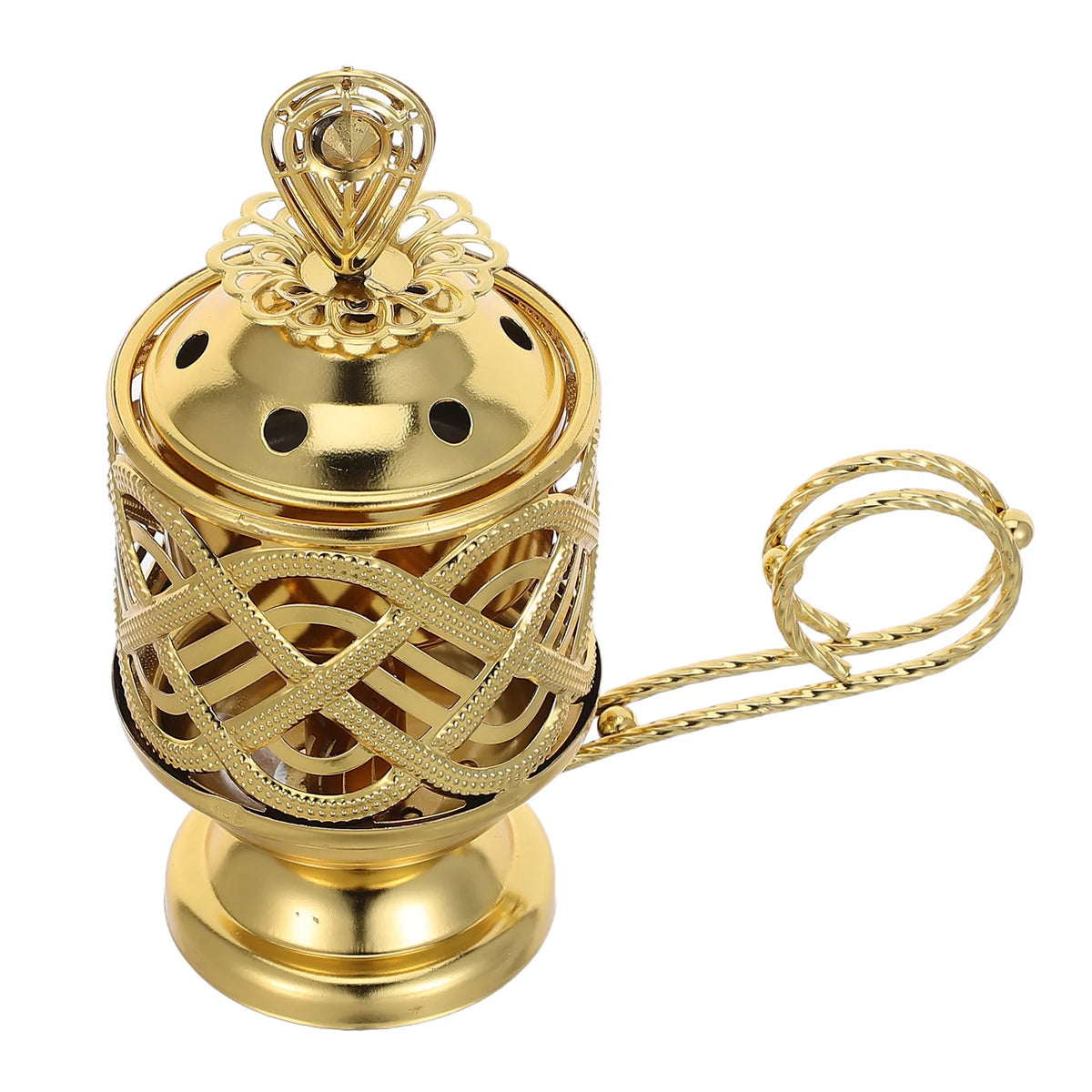 Arabic Bakhoor Incense Burner – Vintage Metal Charcoal Holder Incense Burner SWANS
