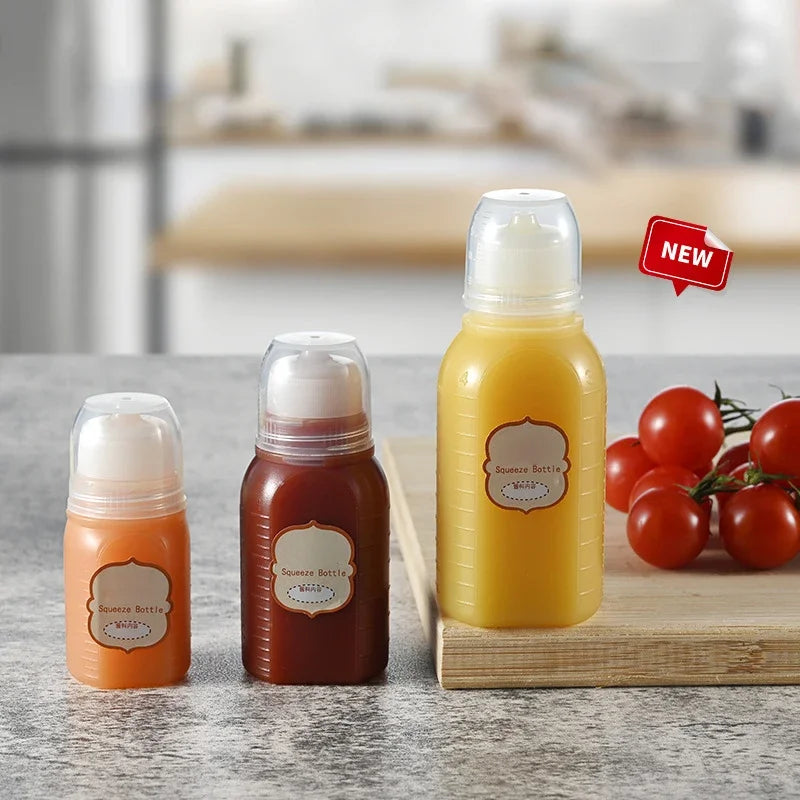 Mini Squeeze Bottles 30/60/100ml – Sauce & Condiment Container Condiment Squeeze Bottle SWANS