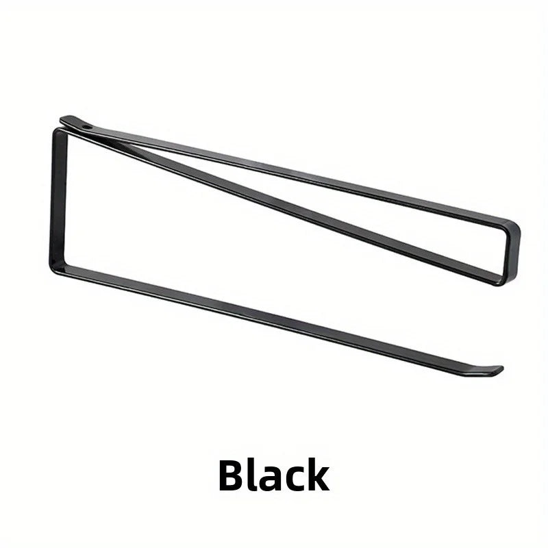 SWANS No-Drill Kitchen Paper Roll Holder – Stainless Steel Kitchen Roll Holder SWANS black 1pc
