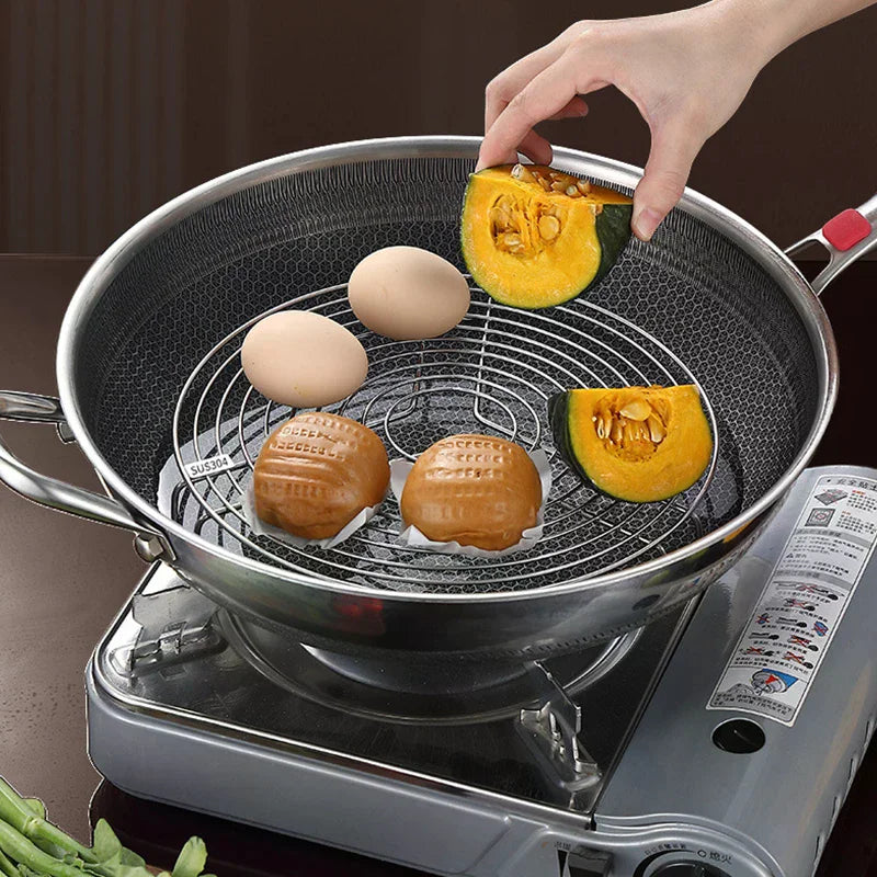 304 Stainless Steel Steamer Rack – Pot Trivet Multi-Size Steamer Rack Trivet SWANS
