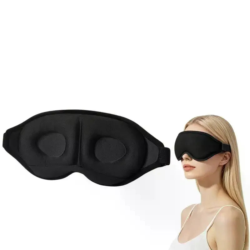 3D Contoured Sleep Mask – 100% Light Blocking, Zero Eye Pressure Sleep Eye Mask SWANS