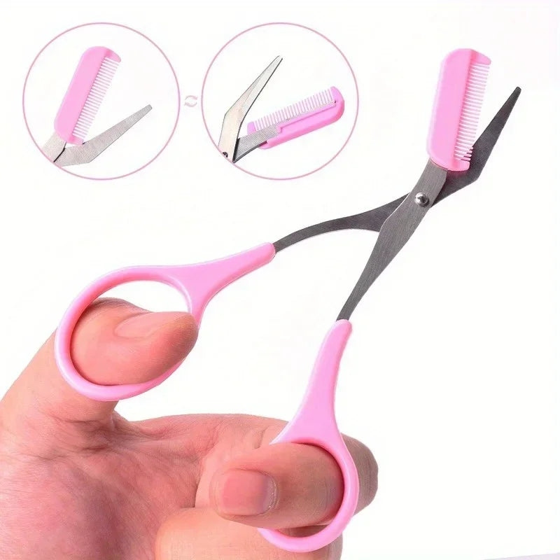 SWANS Eyebrow Scissors with Comb & Tweezers Grooming Kit Eyebrow Grooming Kit SWANS
